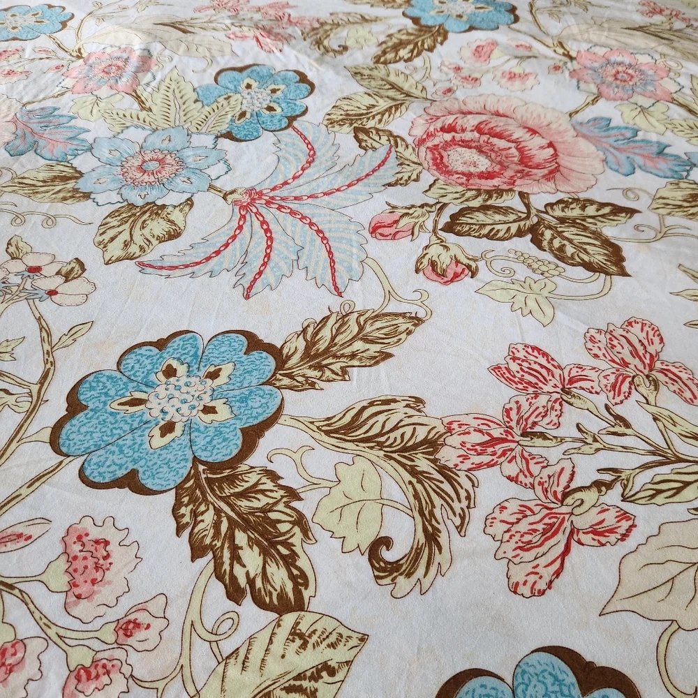 VAULIA Duvet Cover King Size Floral Home Bedding Colorful Reversible 102 x 89